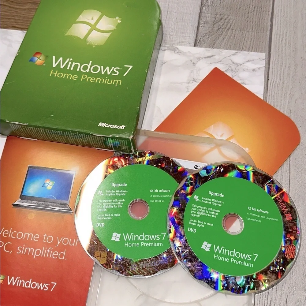 Microsoft Windows 7 Home Premium software